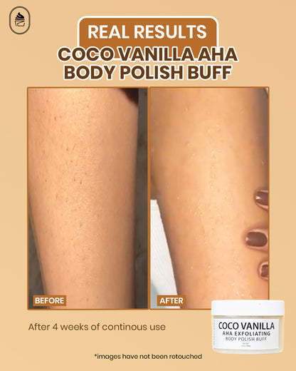 Coco Vanilla AHA Exfoliating Body Polish Buff